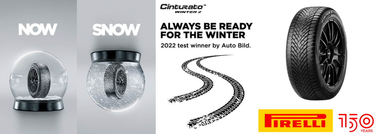 PIRELLI Cinturato™ Winter 2 a fost desemnat castigator de Auto Bild