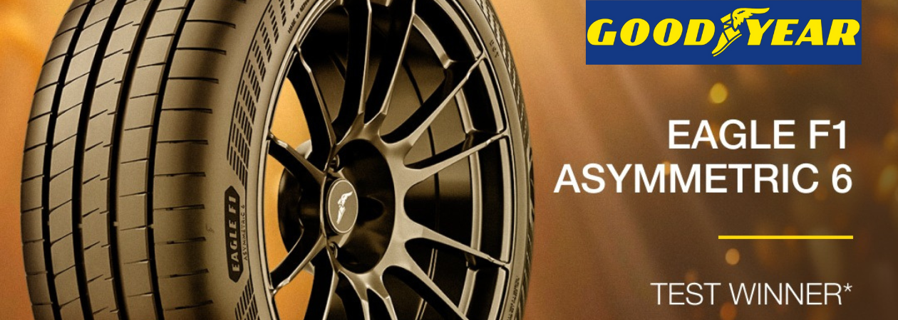 Goodyear Eagle F1 Asymmetric 6 – Câștigător al testului Auto Bild allrad!