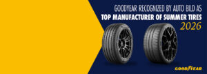 Goodyear a fost desemnat „Producătorul Anului pentru Anvelope de Vară 2026” de către Auto Bild.