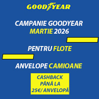 Campanie Cashback Goodyear Martie 2026 pentru Flote de Camioane